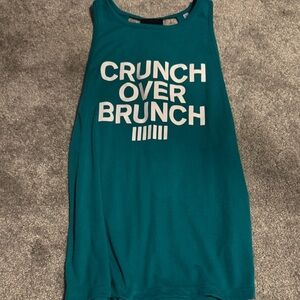 VSX Teal Sleeveless Top with Black Detail